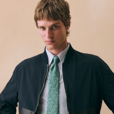 メンズ シルクネクタイ、ボウタイ、ポケットチーフ | Hermès
